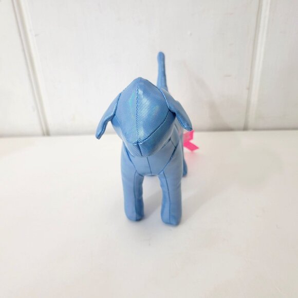 Victorias Secret Pink Blue Dog Collectible Plush SmallFigurine - Picture 3 of 5